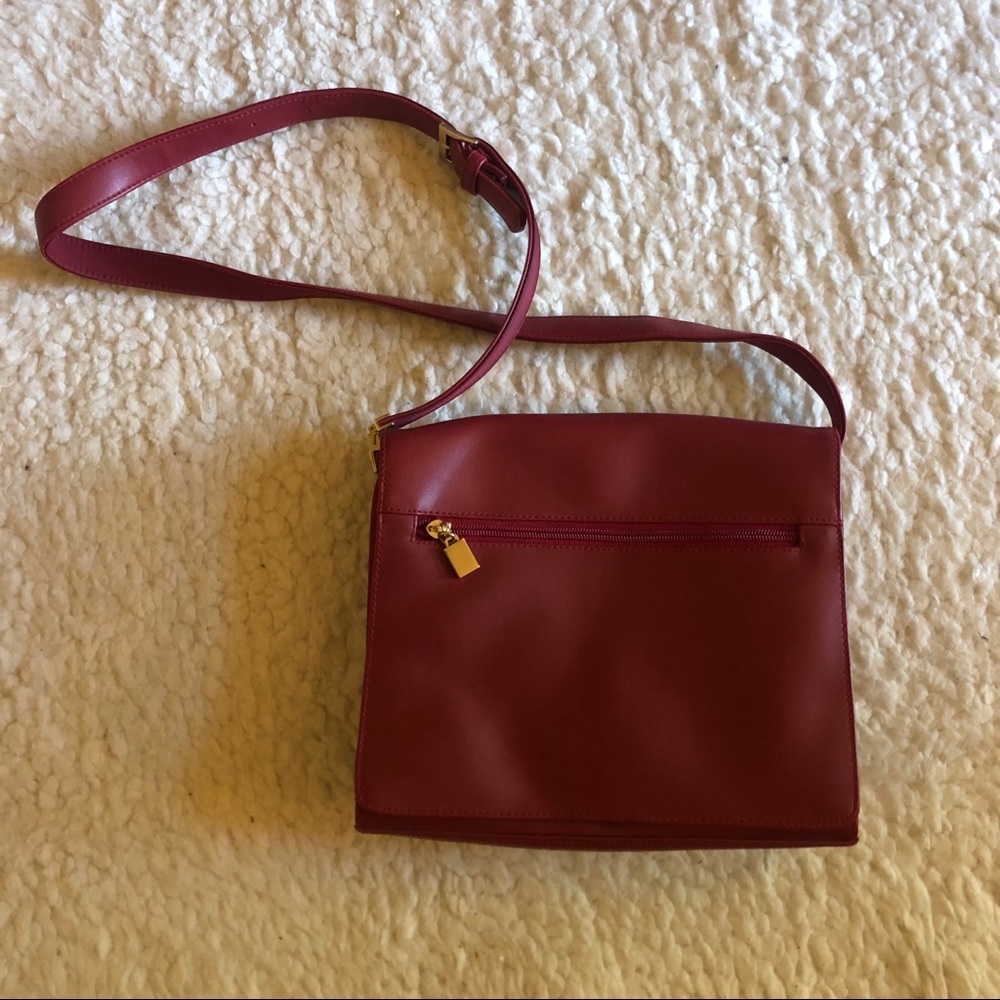 Red Liz Claiborne Handbag Purse